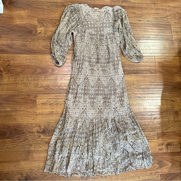 Mes Demoiselles geometric printed chiffon maxi dress - Picture 7 of 10